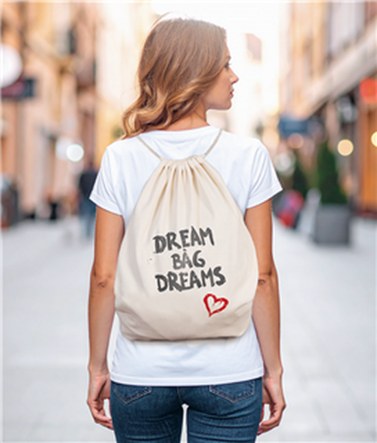 Baumwollrucksack / Turmbeutel »Boston«