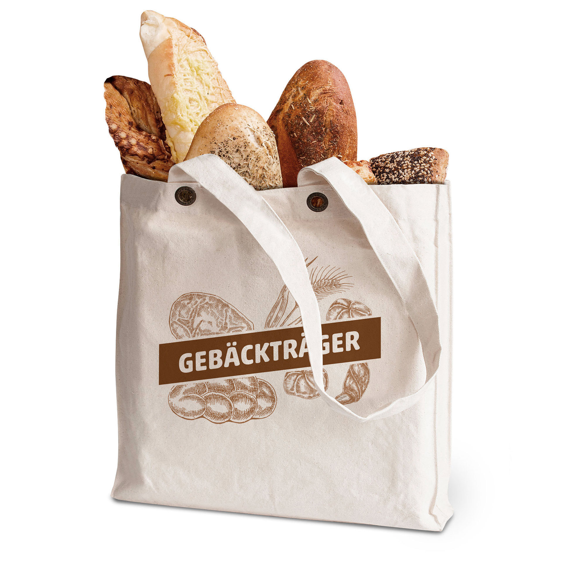 LANTAU – Schwere Baumwolltasche mit langen Henkeln