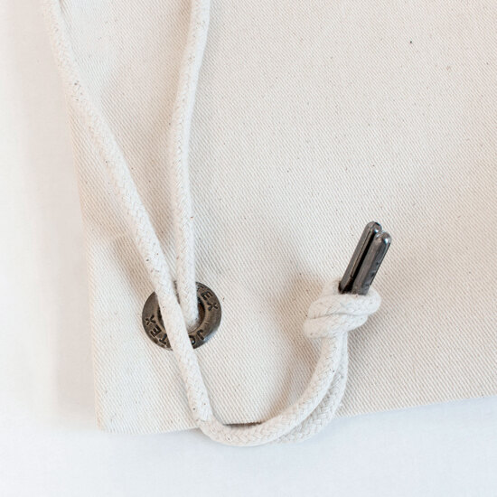 DURBAN – Schwerer Baumwollrucksack mit Kordelzug