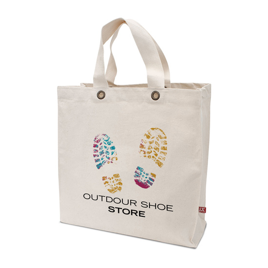 KALKUTTA – Schwere Baumwolltasche mit Bodenfalte