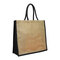 Jute Taschen  DJK007 45 x 17 x 40 cm natur-schwarz