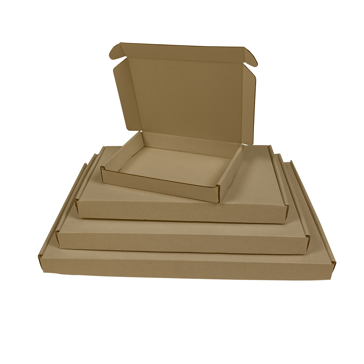 Versandkartonagen  VPD117 25,5 x 16 x 2,5 cm braun