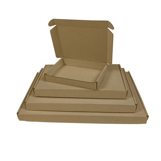 Versandkartonagen  VPD117 25,5 x 16 x 2,5 cm braun