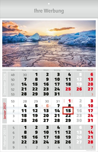 Dreimonatsbildplaner Combi 3