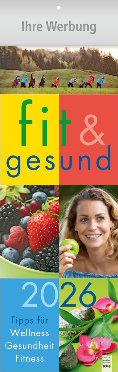 fit & gesund - Streifenkalender