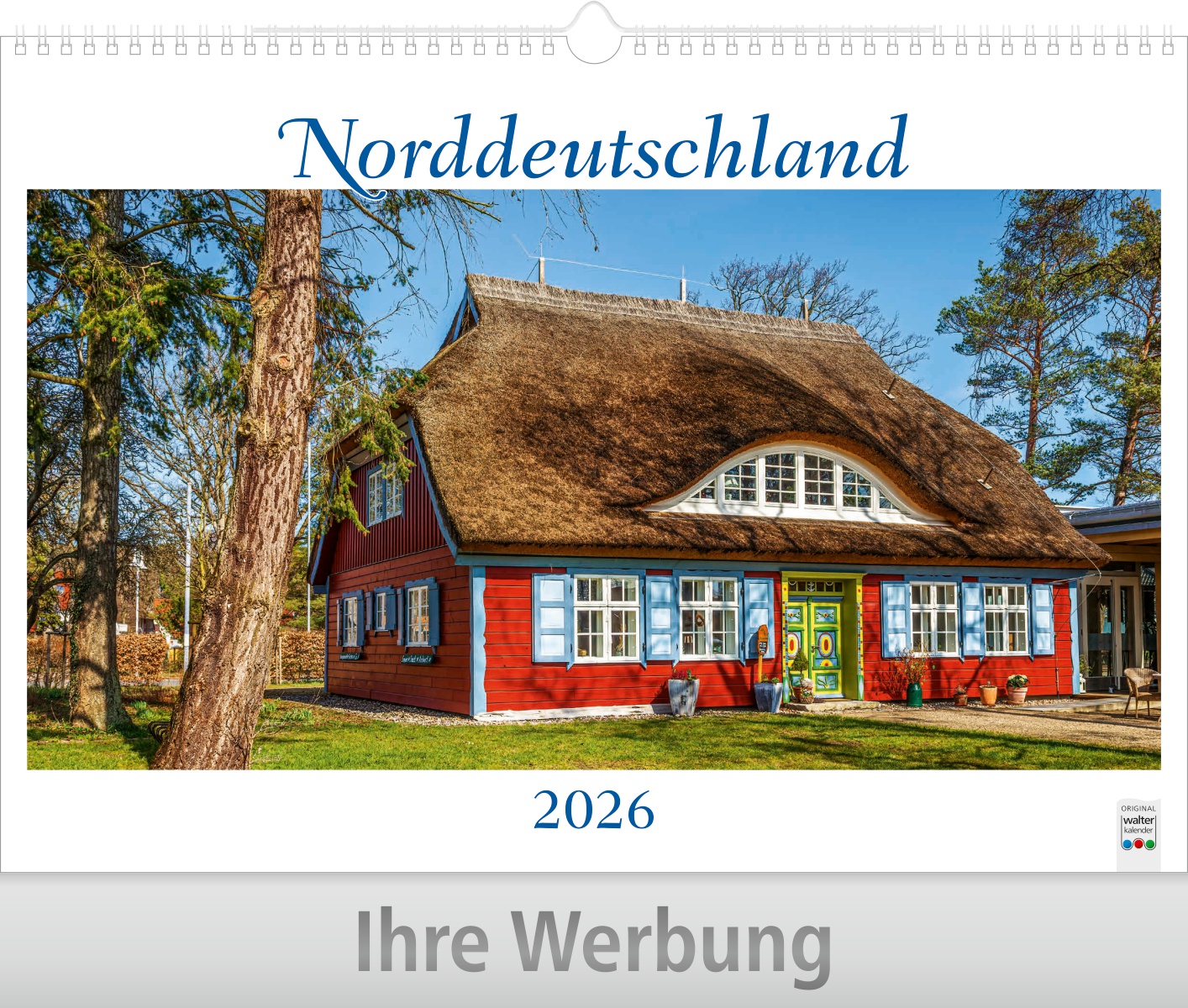 Norddeutschland - Große Wandkalender mit Wire-O-Bindung