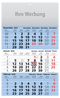 3-Monatskalender Assistent-basic blau