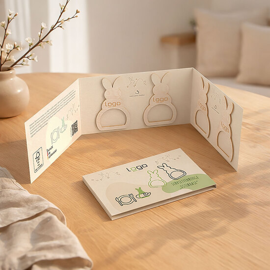 Serviettenring "Osterhase" 4-er Set (FSC® zertifiziert)