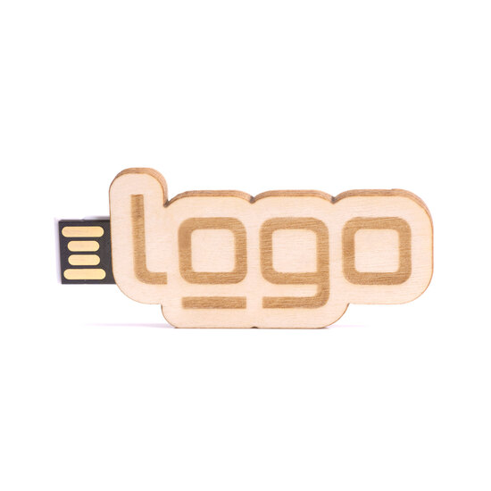USB Stick Eigendesign 2D (FSC® zertifiziert) (Holz)