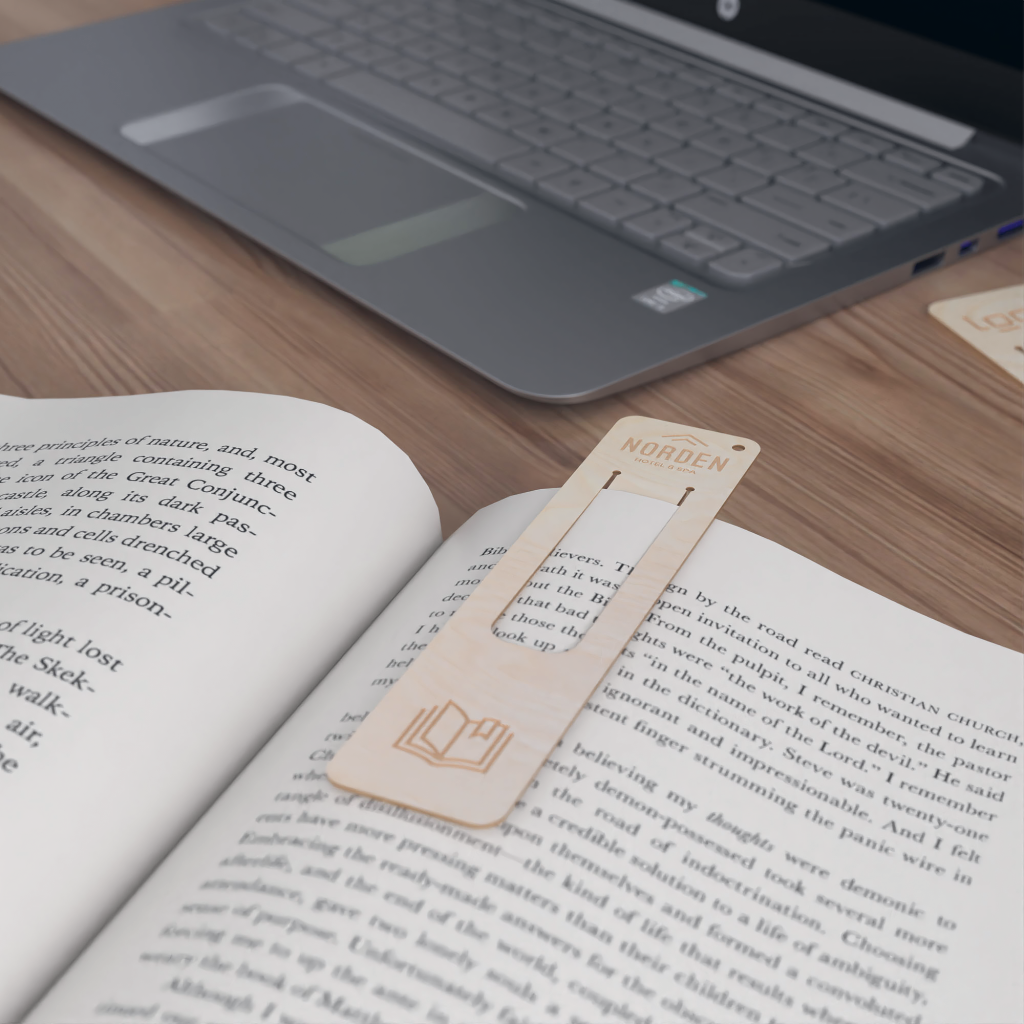 Lesezeichen Bookworm (FSC®-zertifiziert)