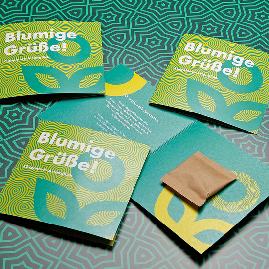 Samen Klappkarte Square Suri