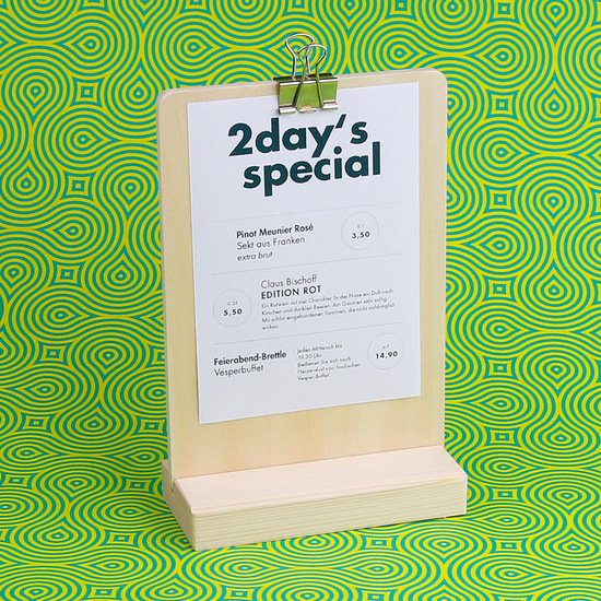 Tischaufsteller A5 Tavo