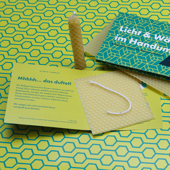 Kerzenbastelset Klappkarte Mini