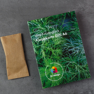 Samen Klappkarte A6 Flori