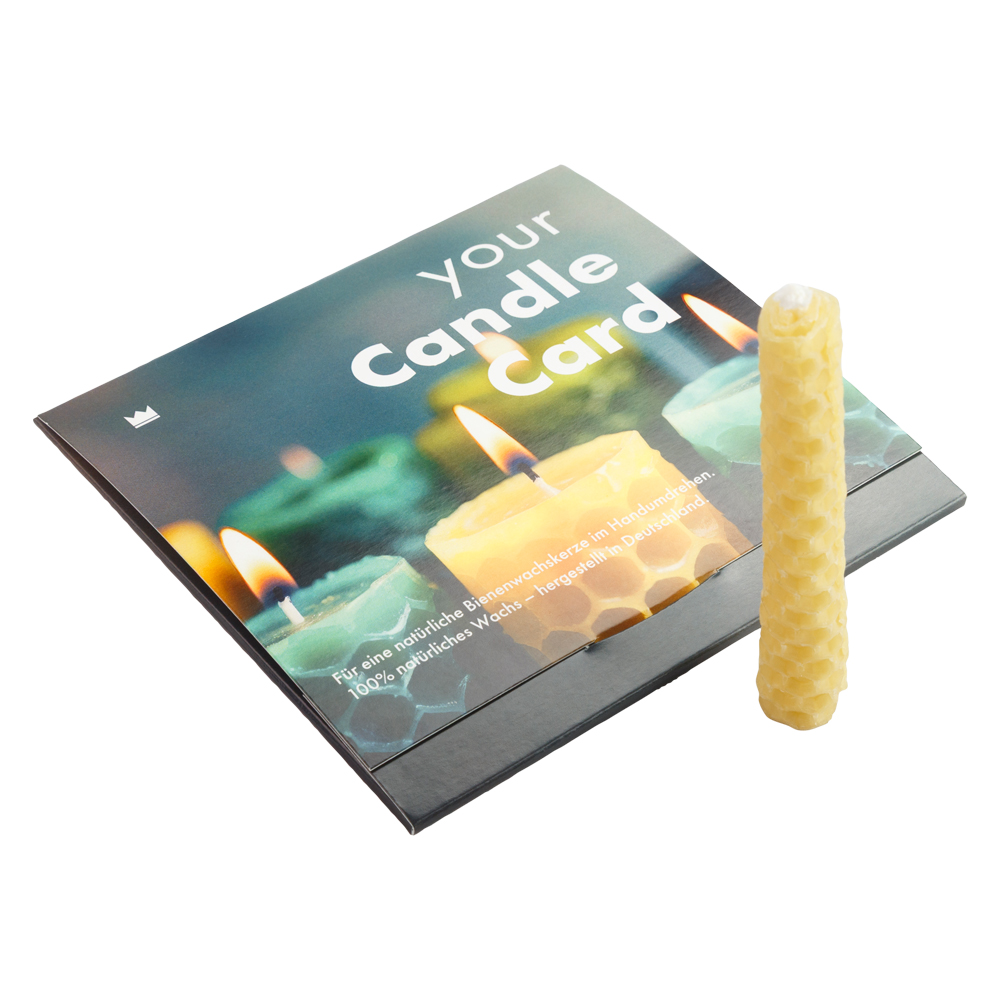 Kerzenbastelset Klappkarte Midi