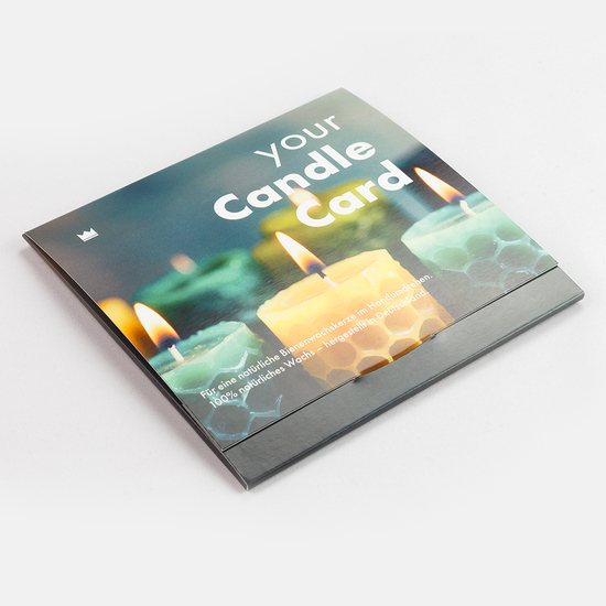 Kerzenbastelset Klappkarte Midi