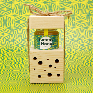 Wildbienenset Mini mit Blühsamen Bino