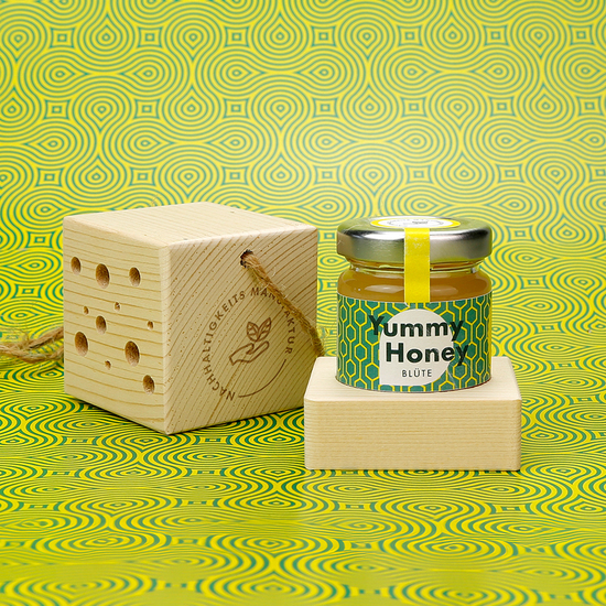 Wildbienenset Mini mit Blühsamen Bino