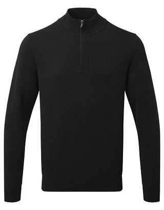 AQ048 Asquith & Fox Men´s Cotton Blend 1/4 Zip Sweater