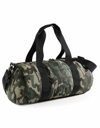 Camo Barrel Bag