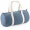 Denim Barrel Bag