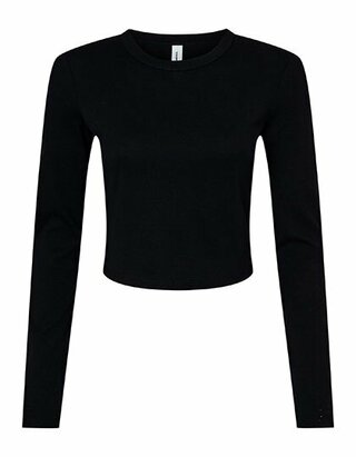 BL1501 Bella Women´s Micro Rib Long Sleeve Baby Tee