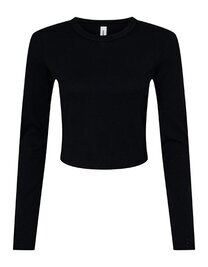 BL1501 Bella Women´s Micro Rib Long Sleeve Baby Tee