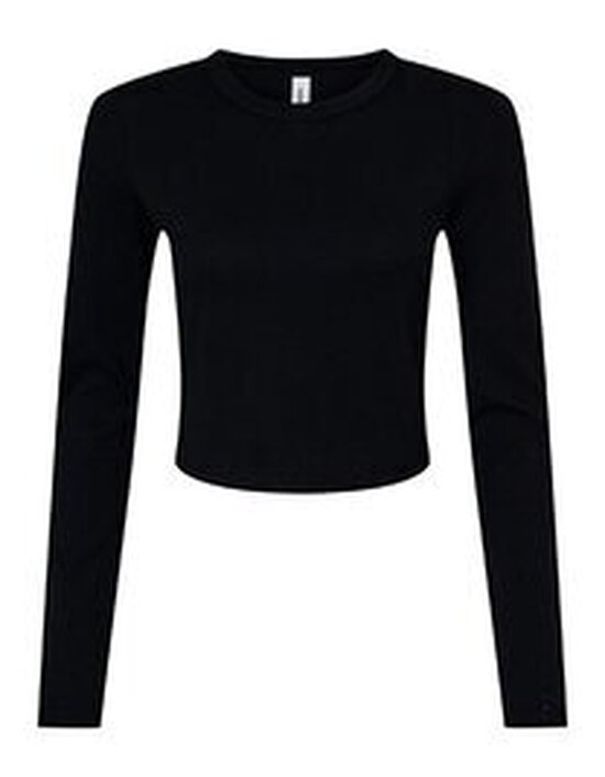BL1501 Bella Women´s Micro Rib Long Sleeve Baby Tee