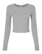 BL1501 Bella Women´s Micro Rib Long Sleeve Baby Tee