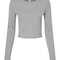 BL1501 Bella Women´s Micro Rib Long Sleeve Baby Tee