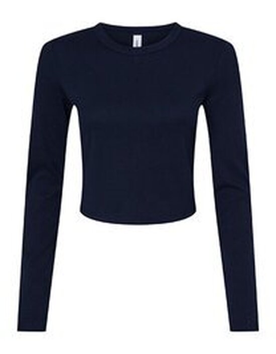 BL1501 Bella Women´s Micro Rib Long Sleeve Baby Tee