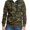 Full Zip Camo Hooded Sweat Jacket