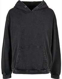 BY194 Ladies´ Acid Washed Oversize Hoody