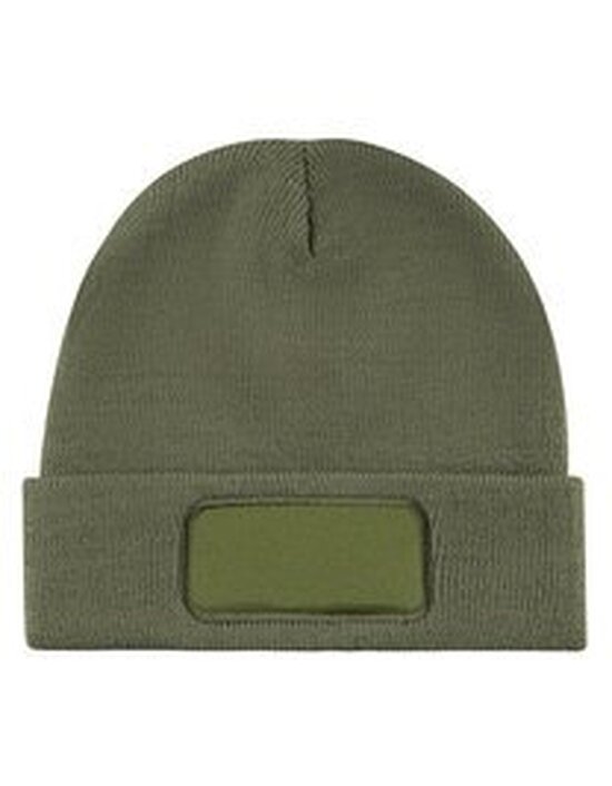 C1451 Strickmütze mit Patch