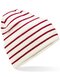 CB39R Beechfield Original Deep Cuffed Striped Beanie
