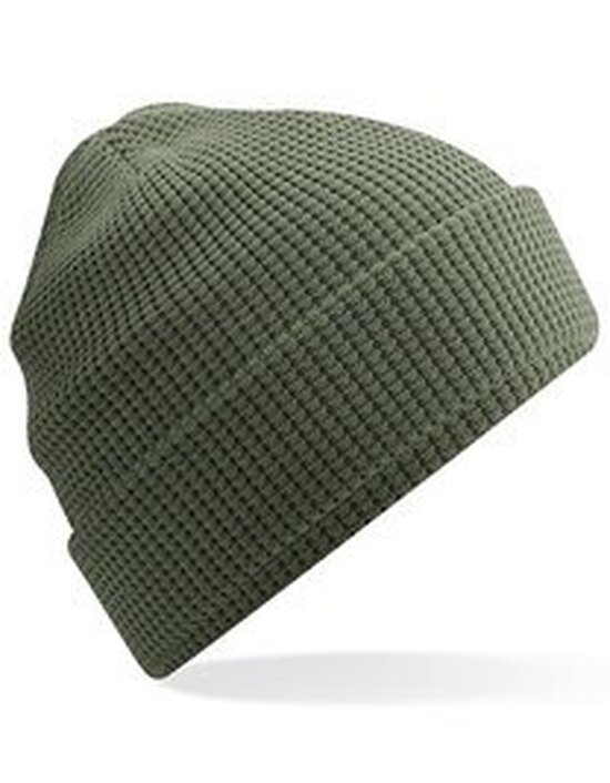 CB52N Organic Cotton Waffle Beanie
