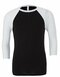 Unisex 3 / 4 Sleeve Baseball T-Shirt