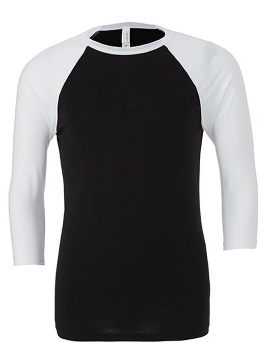 Unisex 3 / 4 Sleeve Baseball T-Shirt