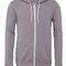 Unisex Zip-Up Poly-Cotton Fleece Hoodie