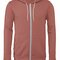 Unisex Zip-Up Poly-Cotton Fleece Hoodie