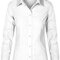 Women`s Poplin Shirt Long Sleeve