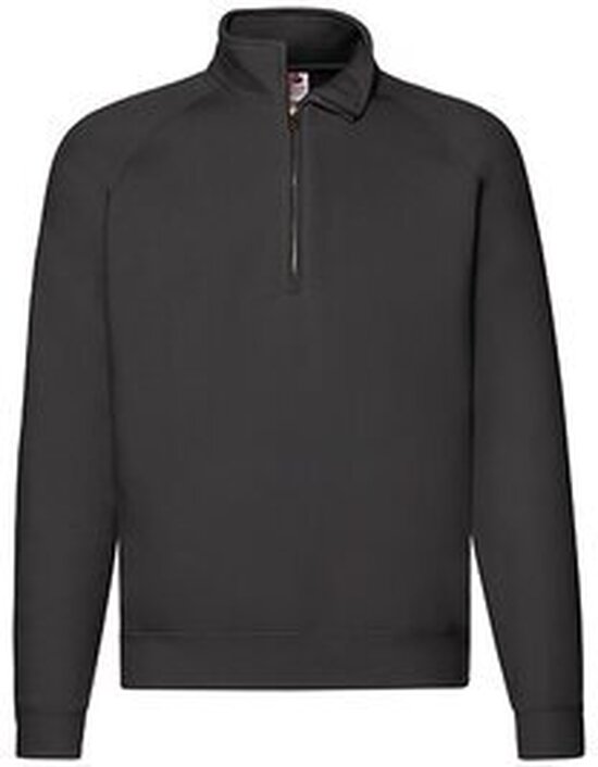 Premium Zip Neck Raglan Sweat
