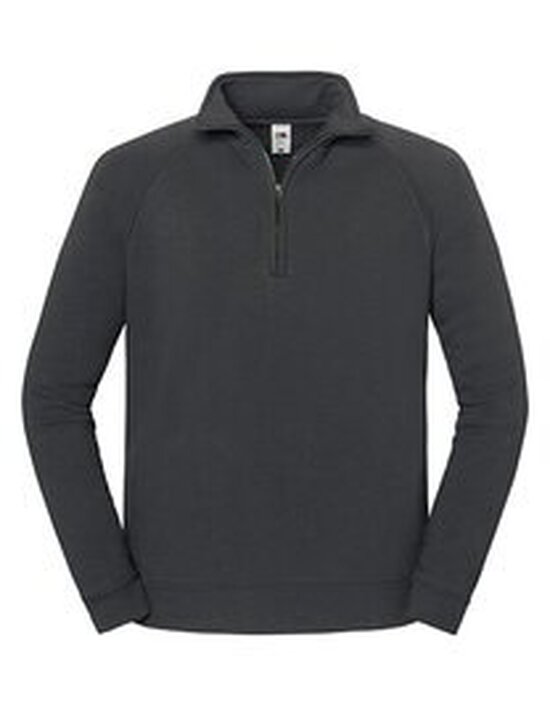 Fruit of the Loom Iconic Premium Zip Neck Sweat