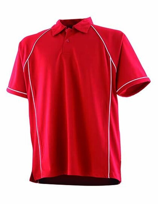 Men`s Piped Performance Polo