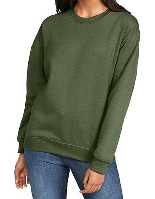 GSF000 Softstyle® Midweight Fleece Adult Crewneck Sweatshirt
