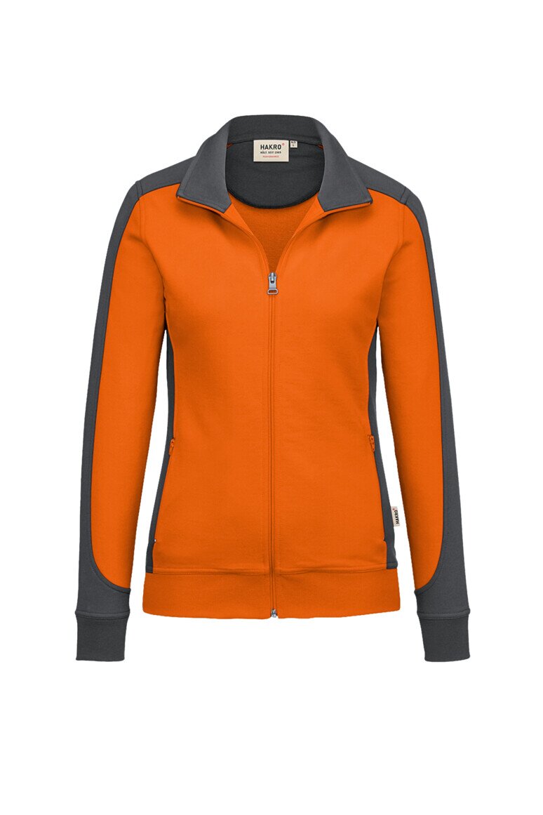 HAKRO Damen Sweatjacke Contrast Mikralinar® NO. 277