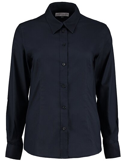 Women`s Tailored Fit Workwear Oxford Shirt Long Sleeve