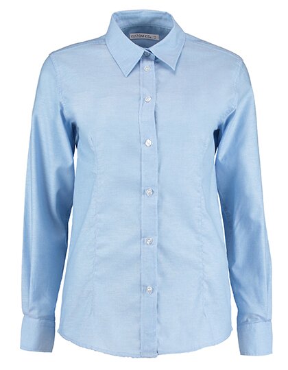 Women`s Tailored Fit Workwear Oxford Shirt Long Sleeve