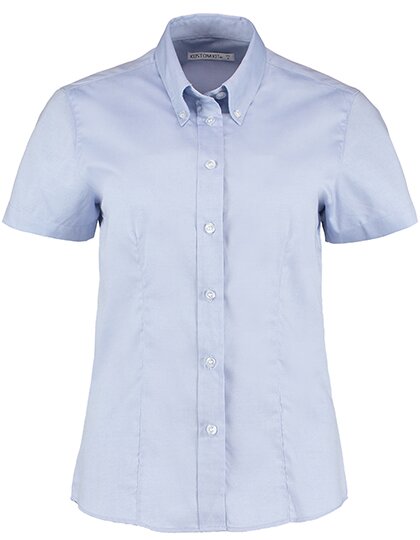 Women`s Tailored Fit Corporate Oxford Shirt Short Sleeve