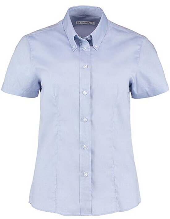 Women`s Tailored Fit Corporate Oxford Shirt Short Sleeve
